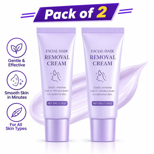 Facial Hair Removal Cream 50g Each Pack Of 2