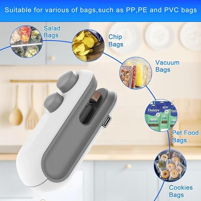 Rechargeable Mini Heat Bag Sealer pack of 2